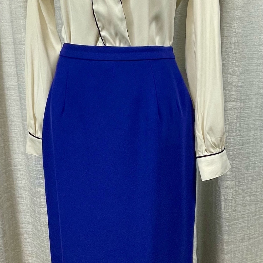 Donna Morgan Petites Purple Long Skirt | Size 12P - Picture 3 of 6